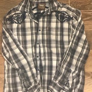 Roar long sleeved button up